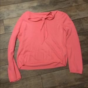 Cato/L Pink Neck Tie Shirt